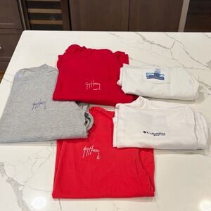 Guy Harvey, Columbia, Vineyard Vines Men’s Casual Shirt Bundle